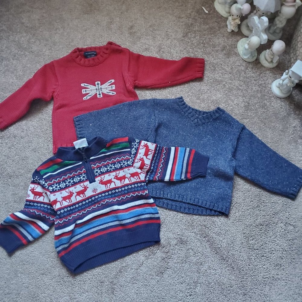 Toddler Sweater Lot, 18-24Mos